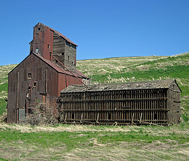 Old Grain Elevator Along Steen Road