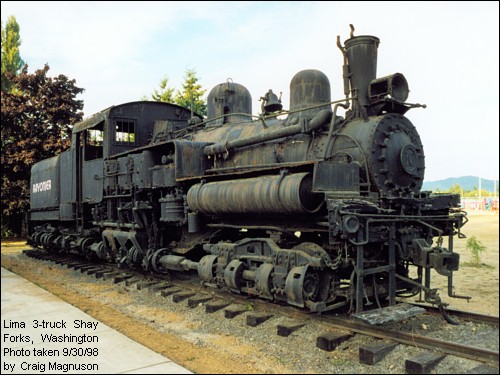 Rayonier No. 10, 3-Truck Shay Locomotive