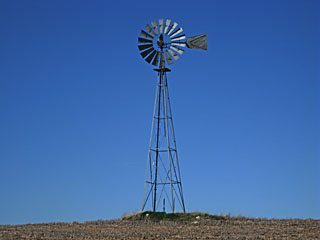 Old Windmill built by The Aermotor Co., Chicago