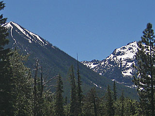 View South to Mountains From Bumping River