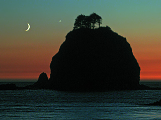 Moon and Venus During 2015 Quileute Days