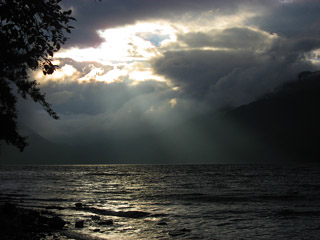 Storm Clouds Over Lake Crescent