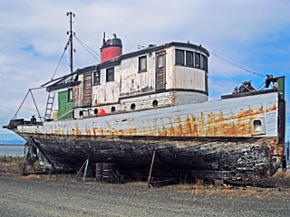 Old Wooden Boat at Port Angeles Boat Haven