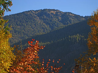 Chikamin Peak and Gold Creek Valley