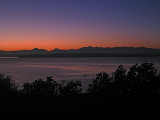 Sunset From Above Richmond Beach