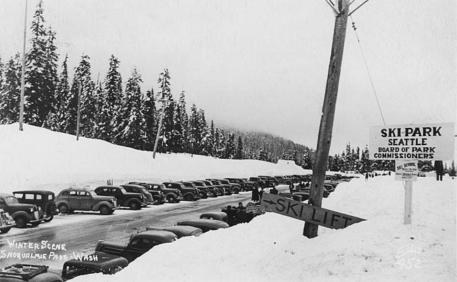 Snoqualmie Pass Ski Area, Circa 1940s